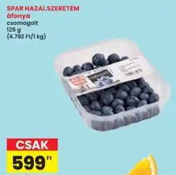Interspar SPAR Hazai.Szeretem áfonya ajánlat
