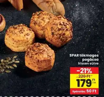 Interspar SPAR tökmagos pogácsa ajánlat