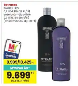 Interspar Tatratea ajánlat