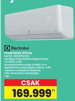Interspar Electrolux Inverteres klíma ajánlat