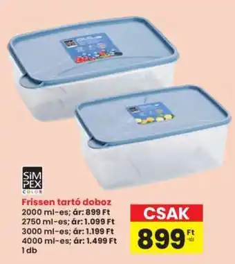 Interspar Frissen tartó doboz ajánlat