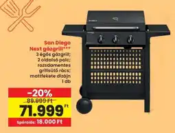 Interspar San Diego Next gázgrill ajánlat