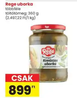 Spar Rege uborka ajánlat