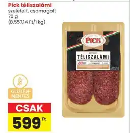 Spar PICK Téliszalámi ajánlat