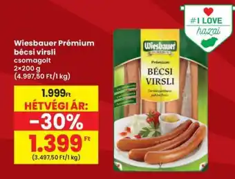 Interspar Wiesbauer Prémium bécsi virsli ajánlat