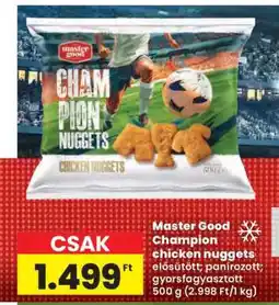 Spar Master Good Champion chicken nuggets ajánlat