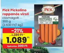 Spar Pick Pickolino roppanós virsli ajánlat