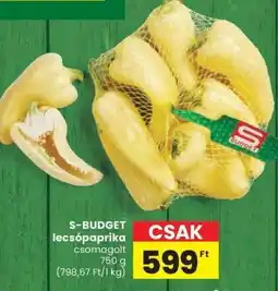 Spar S-BUDGET lecsópaprika ajánlat