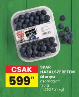 Spar SPAR Hazai.Szeretem áfonya ajánlat