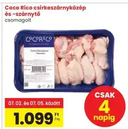 Spar Coco Rico csirkeszárnyközép és -szárnytő ajánlat