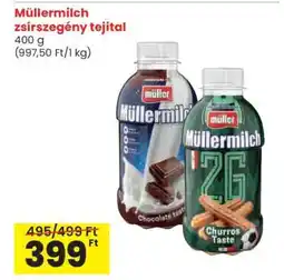 Spar Müllermilch zsírszegény tejital ajánlat