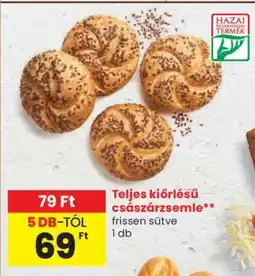 Spar Teljes kiőrlésű császárzsemle ajánlat