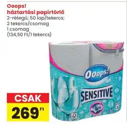 Spar Ooops! háztartási papírtörlő ajánlat