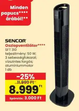 Spar SENCOR Oszlopventilátor ajánlat