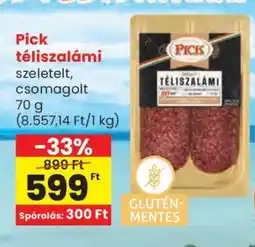Spar PICK Téliszalámi ajánlat