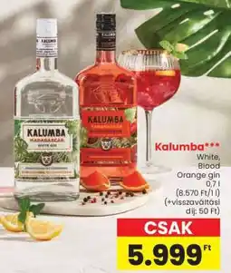 Spar KALUMBA White / blood orange gin ajánlat