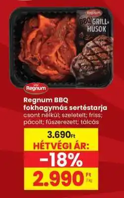 Spar Regnum BBQ fokhagymás sertéstarja ajánlat