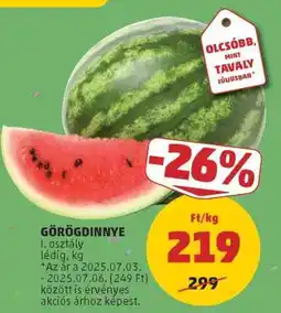 PENNY Görögdinnye ajánlat