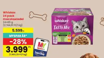 Spar Whiskas 24 pack macskaeledel ajánlat