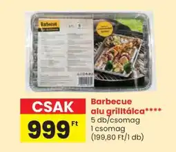 Spar Barbecue alu grilltálca ajánlat
