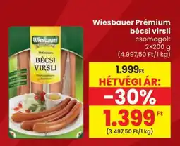 Spar Wiesbauer Prémium bécsi virsli ajánlat