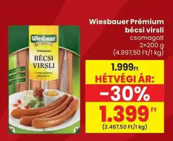 Spar Wiesbauer Prémium bécsi virsli ajánlat