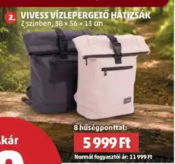 PENNY VIVESS VÍZLEPERGETŐ HÁTIZSÁK ajánlat