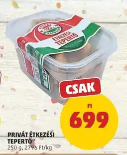 PENNY PRIVÁT ÉTKEZÉSI TEPERTŐ ajánlat