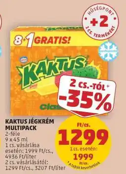 PENNY Kaktus jégkrém multipack ajánlat