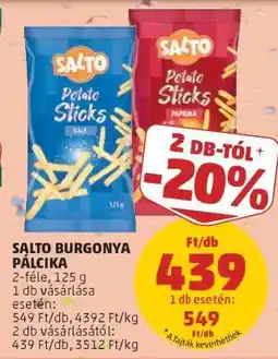 PENNY SALTO BURGONYA PÁLCIKA ajánlat