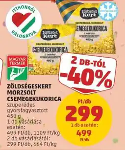 PENNY Zöldségeskert Morzsolt Csemegekukorica ajánlat