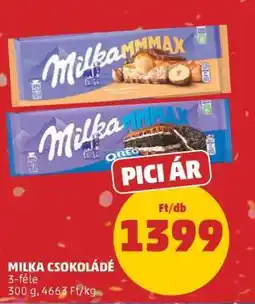 PENNY MILKA Csokoládé ajánlat