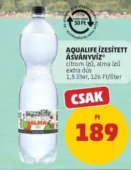 PENNY Aqualife ízesített ásványvíz ajánlat