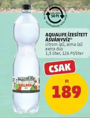 PENNY Aqualife ízesített ásványvíz ajánlat
