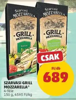 PENNY Szarvasi Grill Mozzarella ajánlat