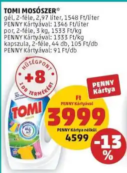 PENNY TOMI MOSÓSZER ajánlat