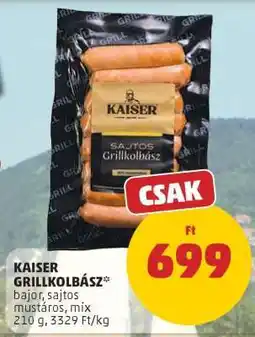PENNY Kaiser grillkolbász ajánlat