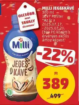 PENNY MILLI Jegeskávé ajánlat