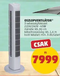PENNY Oszlopventilátor ajánlat