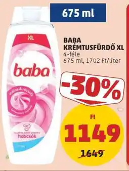 PENNY BABA KRÉMTUSFÜRDŐ XL ajánlat
