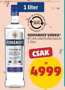 PENNY ROMANOFF Vodka ajánlat