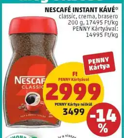 PENNY NESCAFÉ﻿﻿ Instant kávé ajánlat