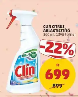 PENNY Clin Citrus Ablaktisztító ajánlat