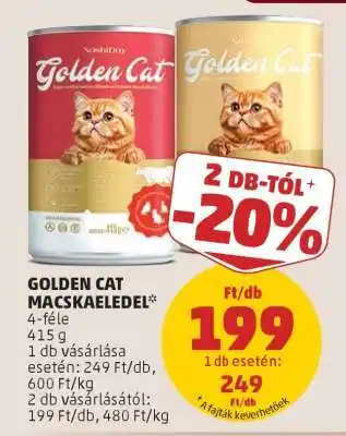 PENNY GOLDEN CAT MACSKAELEDEL ajánlat