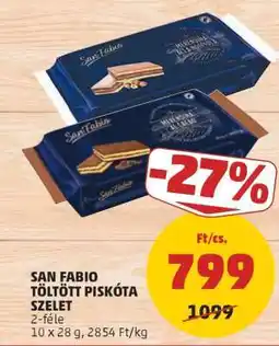 PENNY SAN FABIO TÖLTÖTT PISKÓTA SZELET ajánlat