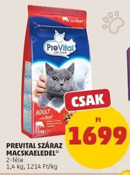 PENNY PREVITAL Száraz macskaeledel ajánlat