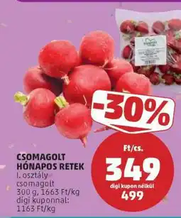 PENNY Csomagolt hónapos retek ajánlat