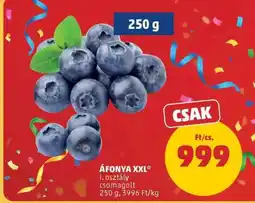 PENNY Áfonya XXL ajánlat