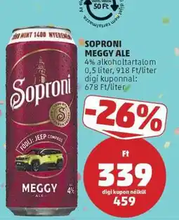 PENNY Soproni Meggy Ale ajánlat