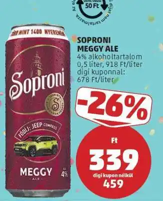 PENNY Soproni Meggy Ale ajánlat